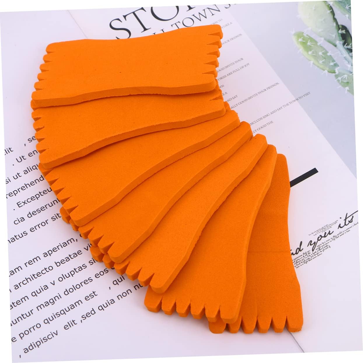 20pc Sheet Leader Winders Fishing Line Board Fishing and Rigging Spools Winding Line Organizer Fishing Foam Line Holder Fishing Snelled Hook Holder Sponge To Rotate Goalkeeper - Image 2