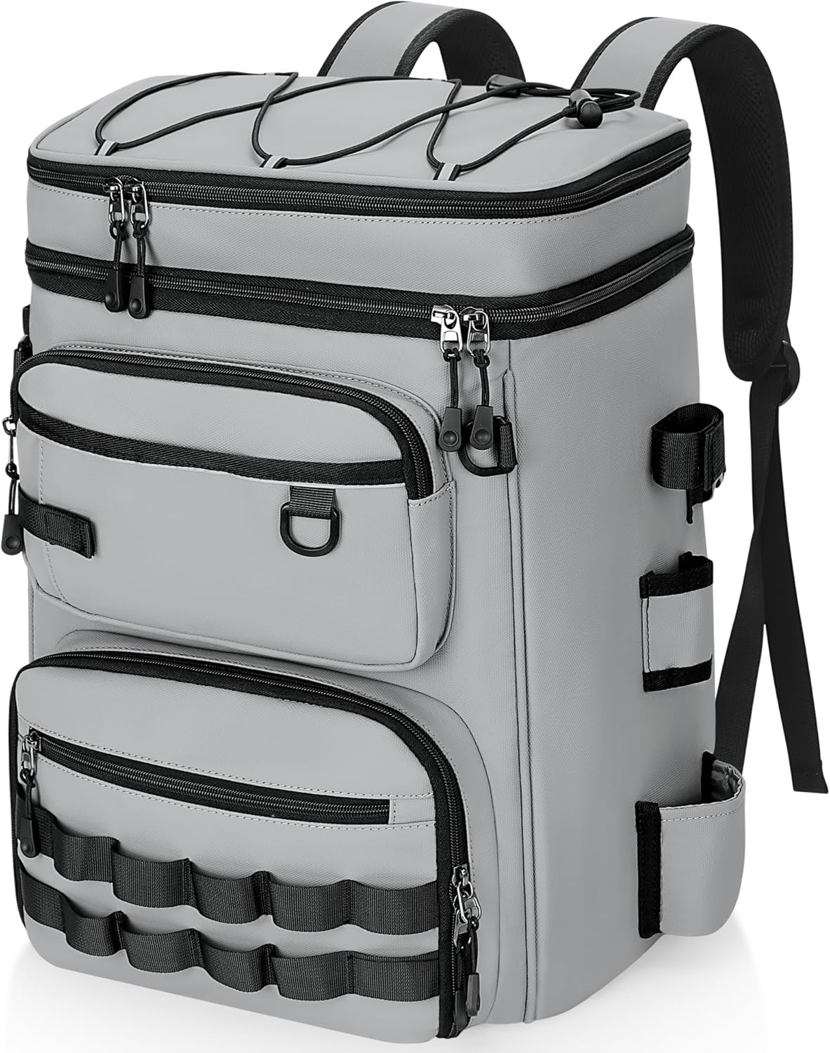 Fishing Tackle Backpack, Lightweight Waterproof Tackle Box Bag with Rod Holders for Saltwater & Freshwater Fishing, Gear and Equipment Storage, Outdoor Gift for Men